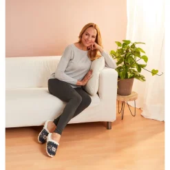 Hosen & Leggings|Die moderne Hausfrau Thermo-Stretch-Leggings "Ute" anthrazit