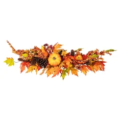 Herbstdekoration|Kunstpflanzen|Die moderne Hausfrau Tisch-Deko „goldener Herbst“