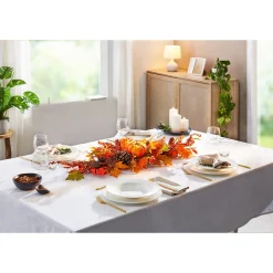 Herbstdekoration|Kunstpflanzen|Die moderne Hausfrau Tisch-Deko „goldener Herbst“