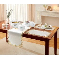 Tischdecken & -Läufer·Tischläufer|Die moderne Hausfrau Tischläufer „Elegant“, 140x40 cm