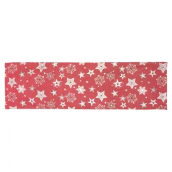 Weihnachtsdekoration·Weihnachtstischdecken|Tischdecken & -Läufer·Tischläufer|Die moderne Hausfrau Tischläufer "Sterne", 140x40 cm