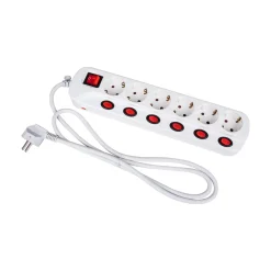 Mehrfachsteckdosen|Bürobedarf|Die moderne Hausfrau Tisch-Steckdose 6-fach