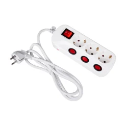 Mehrfachsteckdosen|Bürobedarf|Die moderne Hausfrau Tisch-Steckdose 3-fach