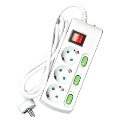 Mehrfachsteckdosen|Bürobedarf|Die moderne Hausfrau Tischsteckdose "3-fach"