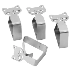 Tischdecken & -Läufer·Tischdecken|Die moderne Hausfrau Tischtuch-Klammern "Kätzchen", 4 Stück