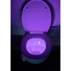 Badaccessoires ·Badaccessoires-Sets|Die moderne Hausfrau Toilettenlicht mit Bewegungssensor