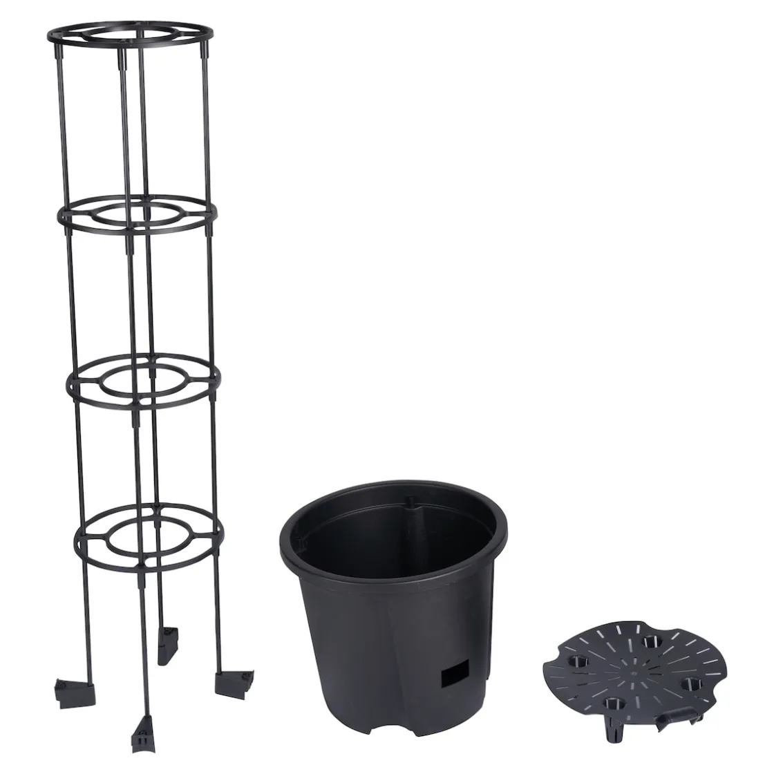 Gewächshäuser & Aufzuchthilfen|Die moderne Hausfrau Tomaten-Pflanztopf mit Rankhilfe L (ØxH): 35x128 cm