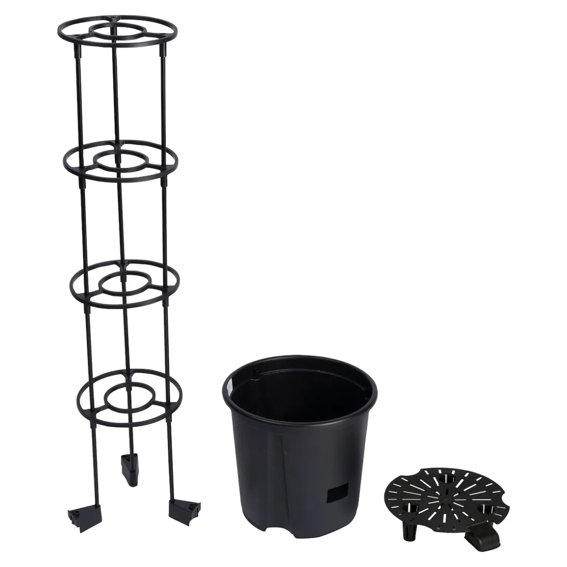 Gewächshäuser & Aufzuchthilfen|Die moderne Hausfrau Tomaten-Pflanztopf mit Rankhilfe M (ØxH): 30x115 cm