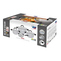 Die moderne Hausfrau Topfset mit Abdampffunktion