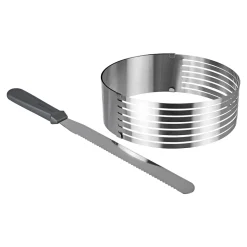 Backformen|Backzubehör|Die moderne Hausfrau Torten-Schneidehilfe-Set, 2-teilig