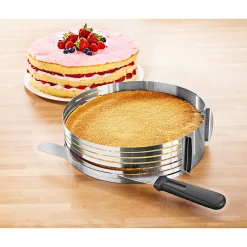 Backformen|Backzubehör|Die moderne Hausfrau Torten-Schneidehilfe-Set, 2-teilig