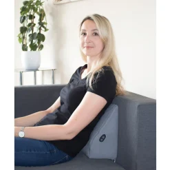 Massage-Produkte·Massagegeräte|Wellness-Freunde|Die moderne Hausfrau Trapezkissen mit Wärme und Massage Grau