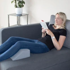 Massage-Produkte·Massagegeräte|Wellness-Freunde|Die moderne Hausfrau Trapezkissen mit Wärme und Massage Grau