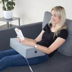 Massage-Produkte·Massagegeräte|Wellness-Freunde|Die moderne Hausfrau Trapezkissen mit Wärme und Massage Grau