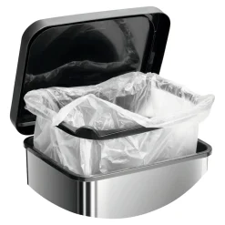 Mülleimer|Die moderne Hausfrau Treteimer Paso carbon, metallic