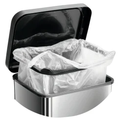 Mülleimer|Die moderne Hausfrau Treteimer Paso silber