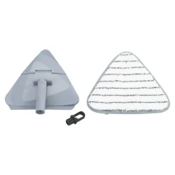 Wischer|Die moderne Hausfrau Triangel-Wischer „2 in 1“ mit 2 Bezügen