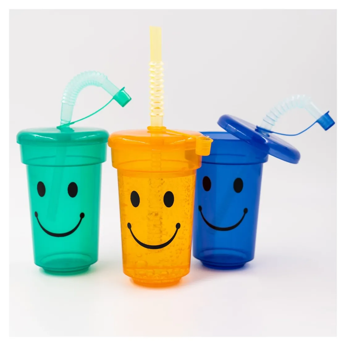 Gläser & Becher|Die moderne Hausfrau Trinkbecher-Set "Safety" mit Trinkhalm, 6 Stück