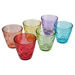 Gläser & Becher|Die moderne Hausfrau Trinkgläser "Kunterbunt", 6 Stück je 220 ml