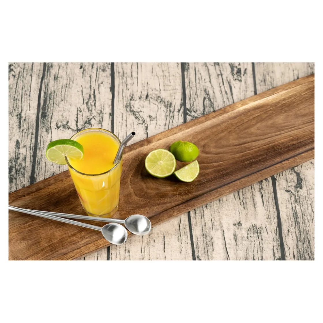 Strohhalme|Die moderne Hausfrau Trinkhalm-Löffel, 4 Stück