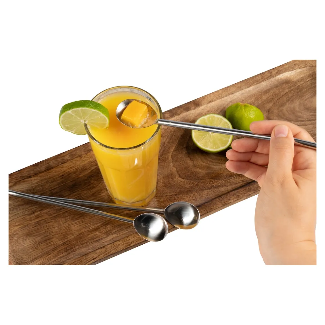 Strohhalme|Die moderne Hausfrau Trinkhalm-Löffel, 4 Stück