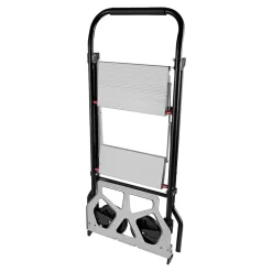 Trittleitern|Trittleitern|Die moderne Hausfrau Trittlasten-Trolley, Trittleiter 2 Stufen "2 in 1"