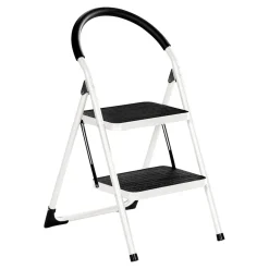 Trittleitern|Trittleitern|Die moderne Hausfrau Tritt-Sitz, Trittleiter, klappbar