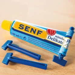 Geniale Küchenhelfer|Die moderne Hausfrau Tubenaufroller-Set, 5 Stück blau