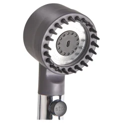 Duschköpfe & -Brausen|Die moderne Hausfrau Turbo-Duschkopf-Set „3 in 1“ + Gratis Wandhalterung