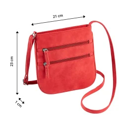 Taschen|Die moderne Hausfrau Umhängetasche "Ella" rot