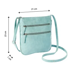 Taschen|Die moderne Hausfrau Umhängetasche "Ella" türkis