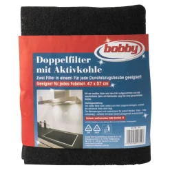 Raumentfeuchter|Die moderne Hausfrau Universal Vlies-Dunstfilter für Dunstabzugshaube mit Aktivkohlefilter, 1 Stück