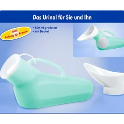 Urinflaschen & Nachttöpfe|Die moderne Hausfrau Urinal, unisex mint