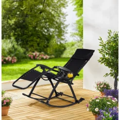 Gartenschaukelstühle|Die moderne Hausfrau Variabler-Schaukelstuhl 