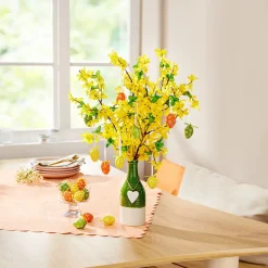 Frühlingsdekoration|Osterdekoration|Die moderne Hausfrau Vase "Von Herzen"