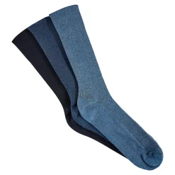 Socken|Kompressionsstrümpfe|Die moderne Hausfrau Venensocken, 3 Paar blau