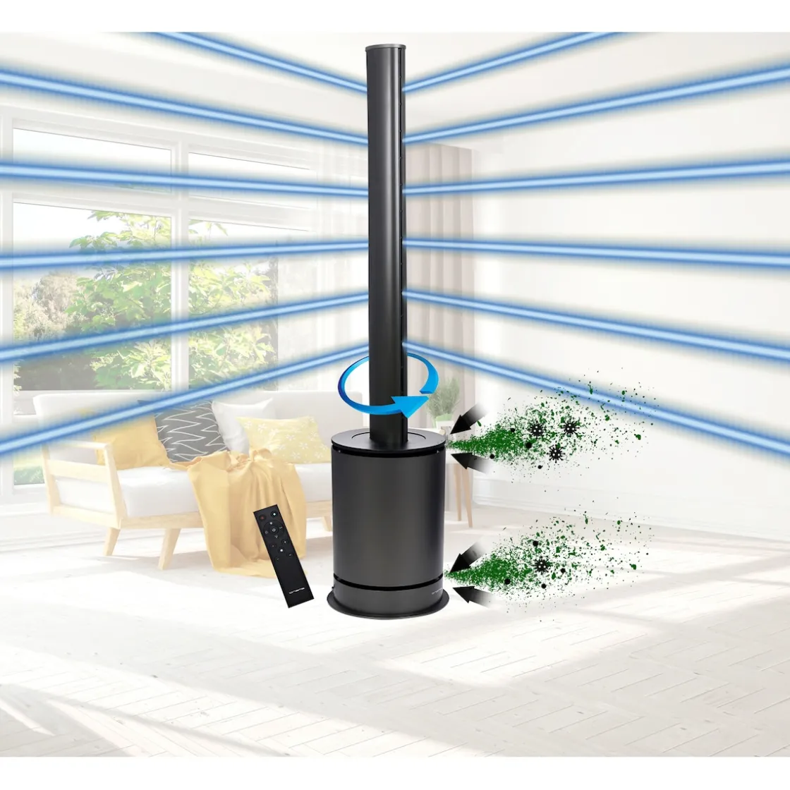 Heizlüfter & -Strahler|Die moderne Hausfrau Ventilator mit Heizung "3 in 1"