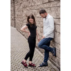 Pantoletten|Clogs & Pantoletten|Die moderne Hausfrau Verbandschuh Göteborg blau