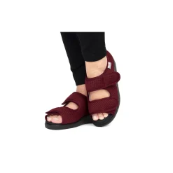 Pantoletten|Clogs & Pantoletten|Die moderne Hausfrau Verbandschuh Göteborg bordeaux