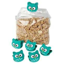 Öffner & Verschlüsse|Verschlussclips|Die moderne Hausfrau Verschlussclips, 6 Stück Eulen