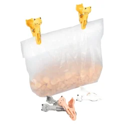 Die moderne Hausfrau Verschlussclips „Katzen“, 12 Stück