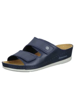 Pantoletten|Die moderne Hausfrau VILLORA Pantoletten blau