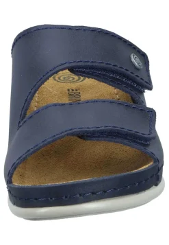 Pantoletten|Die moderne Hausfrau VILLORA Pantoletten blau