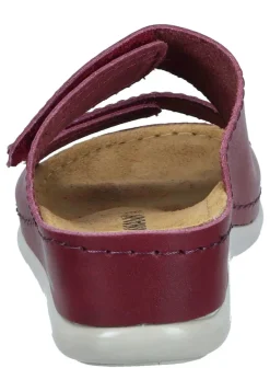 Pantoletten|Die moderne Hausfrau VILLORA Pantoletten rot