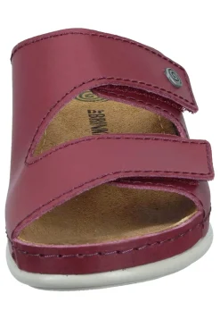 Pantoletten|Die moderne Hausfrau VILLORA Pantoletten rot