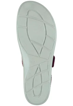 Pantoletten|Die moderne Hausfrau VILLORA Pantoletten rot