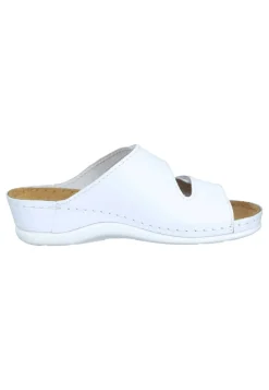 Pantoletten|Die moderne Hausfrau VILLORA Pantoletten weiß