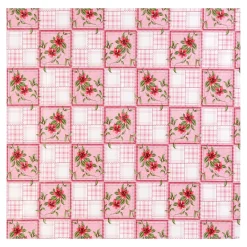 Outdoor Textilien·Outdoor Tischdecken|Die moderne Hausfrau Wachstischtuch "Fleur" 85x85 cm, eckig