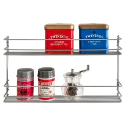 Gewürzregale|Schränke & Regale·Gewürzregale|Die moderne Hausfrau Wand-Gewürzregal "Pepito" 2 Etagen