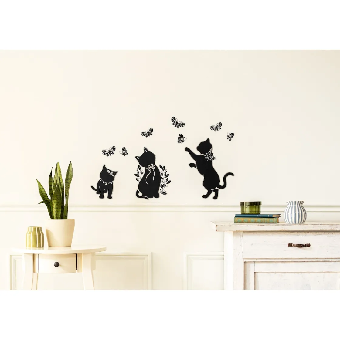 Wanddekoration ·Wandtattoos|Die moderne Hausfrau Wandsticker „Katzenbande“, 10-teilig